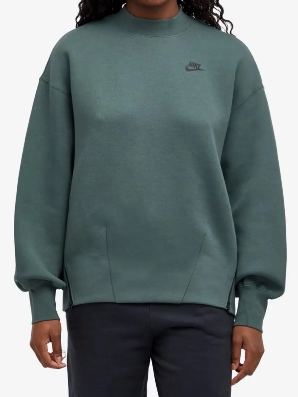 Nike Sportswear Tech Fleece Oversized Sweatshirt Green Size S